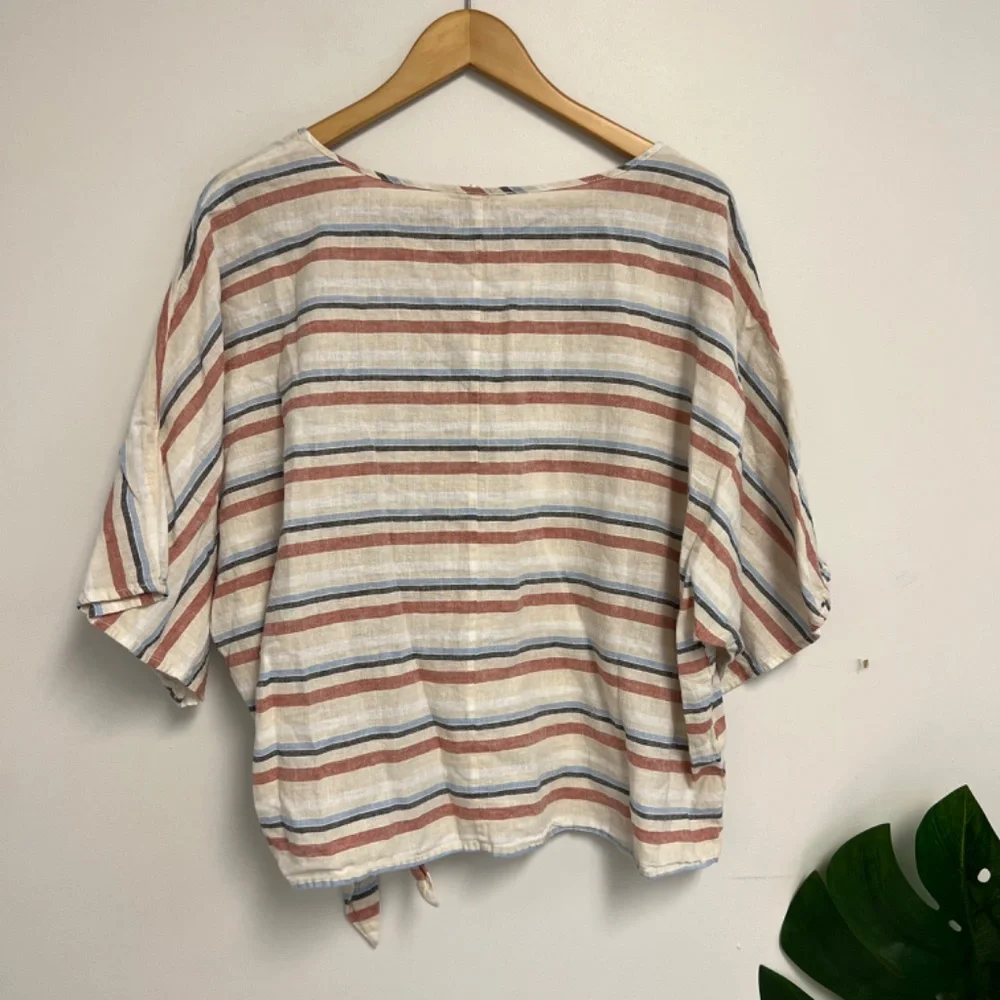 Beach Lunch Lounge striped linen tunic - Picture 5 of 5